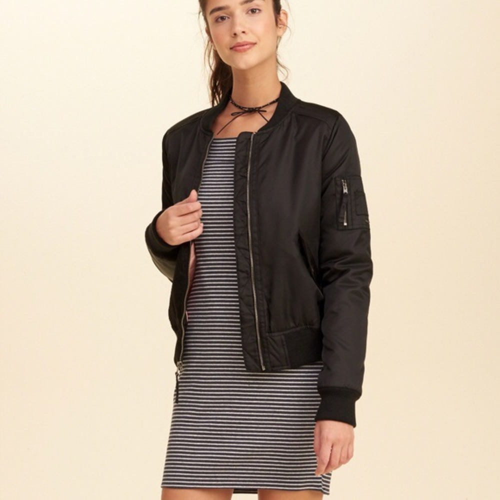 Hollister Nylon Bomber Jacket